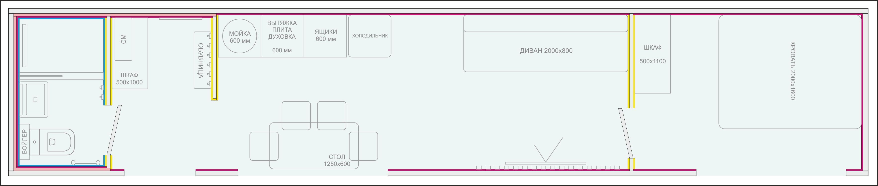 Планировка дома
